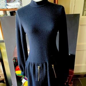 Hilfiger Collection Black Knit Dress S